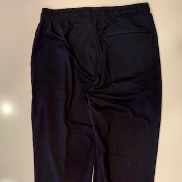 Vuori Athletic Pants, Black, Zippered Back Pocket, Drawstring Waist, Men's L - Picture 2 of 3